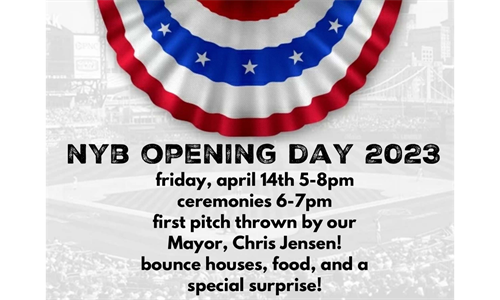 Opening Day Ceremony - April 14th - more info coming soon